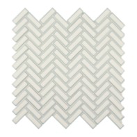 Herringbone mosaic in Ricepaper